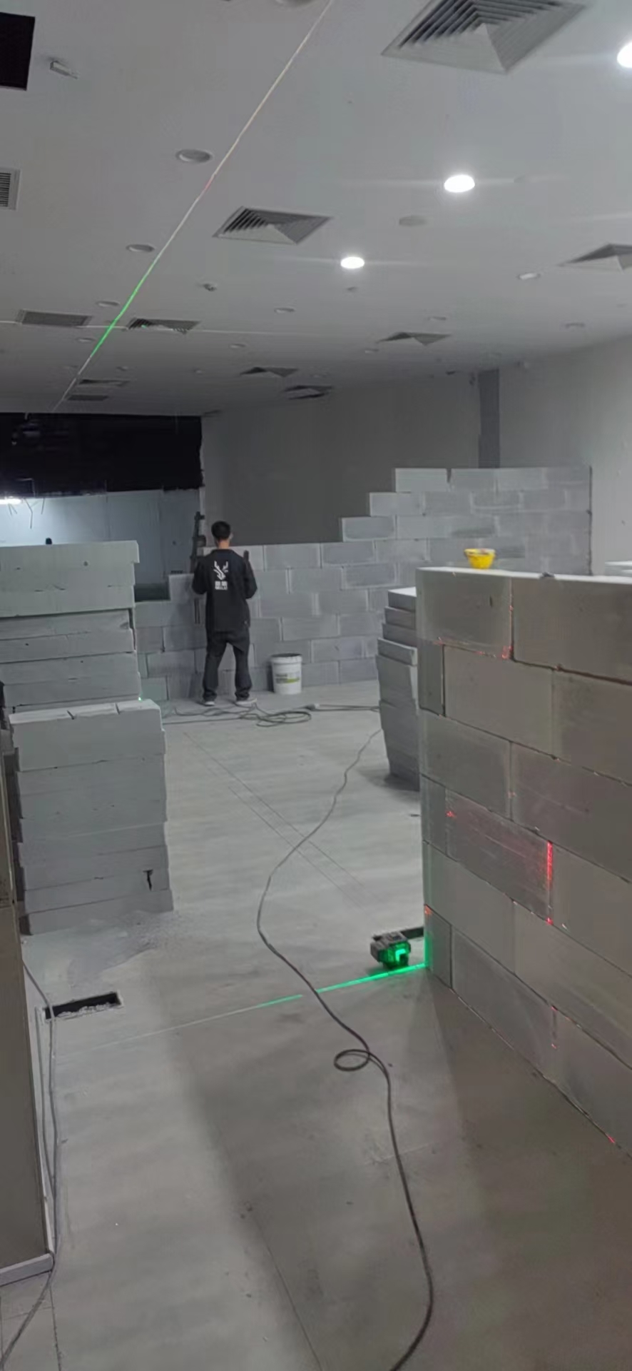 加气块隔墙参考图